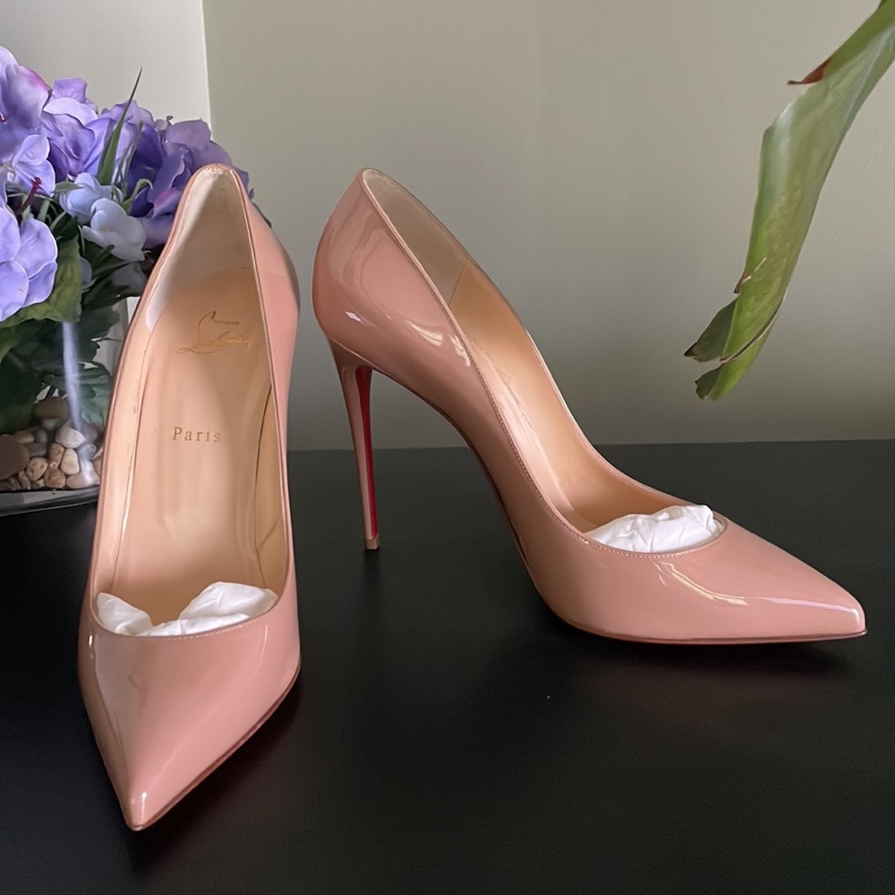NWT Nude Christian Louboutin Pigalle Follies 100mm